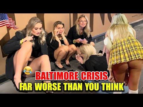 The Streets of Baltimore at Night – Real-Life Nightmares Even the Police Fear to Step In!