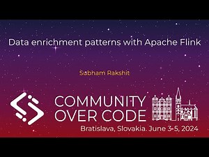 Data enrichment patterns with Apache Flink