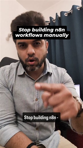 Nikhil Upadhyay | Follow for AI & Tech Content on Instagram: "Stop building n8n workflows manually and use this AI chrome extension where you can just type and create a workflow in seconds. #n8n #n8nautomation #chatgpt #agenticai #aiagents #aiautomation #aitools #automation #aicommunity #freeaitools #ai"