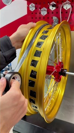 How to CONVERT Spoke Wheels to Tubeless PERMANENTLY 🏍️