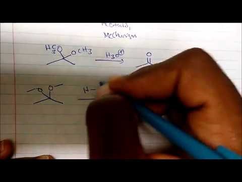 Hydrolysis of Acetals Reaction and Mechanism