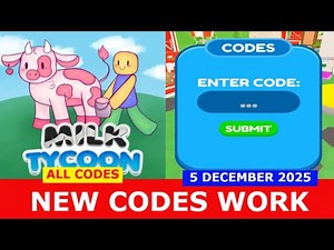 *NEW CODES* 🐮Milk Tycoon ROBLOX | December 5, 2025 | ALL CODES