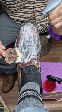 Ultra Relaxing Shoe Shine #ASMR #Restoration #Transformation #relax #shoes