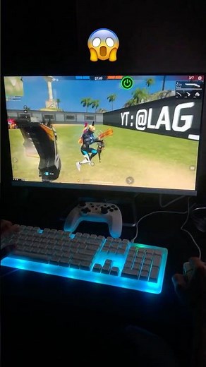 MY PC HANDCAM VIDEO 🔥 | HOW TO PLAY FREE FIRE 😱