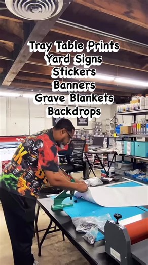 🔥 CUSTOM PRINTS FOR EVERY OCCASION! 🔥 Your vision. Your moment. Your brand. We print it ALL! ✨ Now Offering: 🖨️ Tray Table Prints 🏡 Yard Signs 💎 Stickers 🚩 Banners 🕊️ Grave Blankets 🎉 Backdrops Whether you’re celebrating, promoting, remembering a loved one, or building your brand — we’ve got you covered with bold, vibrant, high-quality prints that stand out! 💼 Perfect For: ✔ Businesses & Events ✔ Memorials ✔ Birthdays & Graduations ✔ Pop-Up Shops & Vendors ✔ Photo Shoots ✔ Schools & Org