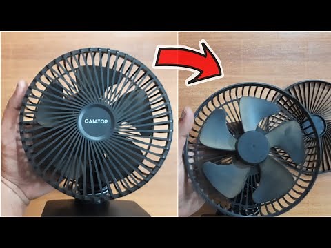 How To Open GAIATOP USB Fan For Cleaning