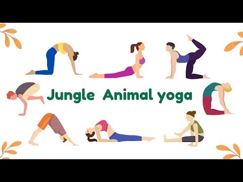 Jungle Adventure Yoga 🌴 | Creative Poses For Exploration And Strength 🐯🦋