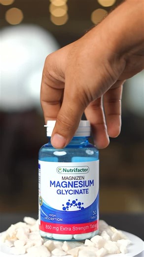 Nutrifactor on Instagram: "Chocolate cravings, muscle cramps, anxious nights - these can all be signs of low magnesium. Magnesium is essential for your heart, brain, muscles and overall metabolic balance. Nutrifactor’s Magnizen provides Magnesium Glycinate - one of the most absorbable forms - along with glycine to help support calmness, better sleep and muscle relaxation. So if the cravings won’t stop, maybe your body needs magnesium… not more chocolate. Try Magnizen."