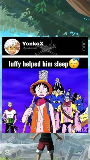 Luffy Helps Zombie to Sleep🥰 #zoro #onepiece #luffy #ussop #nami