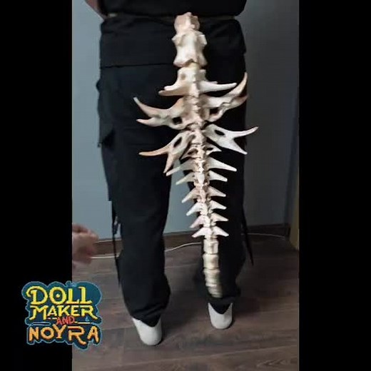 Cults on Instagram: " Fursuit base: skeleton tail V2 • STL files ➡️ Download 3D print model: https://cults3d.com/:3091796  Designed by @doll_maker_official"