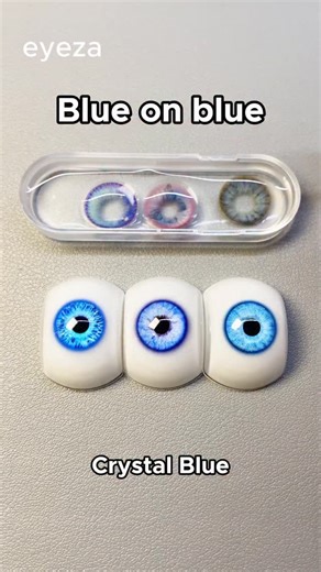 Eyeza_ 𝑪𝒐𝒏𝒕𝒂𝒄𝒕𝒔 ✨ on Instagram: "Blue lenses on blue eyes — subtle yet stunning💙#eyeza #eyezalens #coloredcontacts #coloredcontactlenses #contacts #lenses #contactlenses #bluelenses"