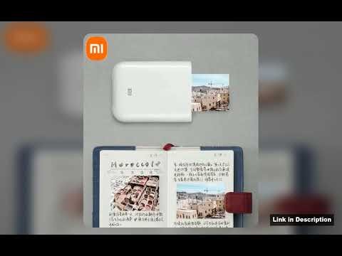Xiaomi Mijia AR Pocket Printer Bluetooth 50 Portable Travel Mini Pocket PrinterPrinter Paper set Sha
