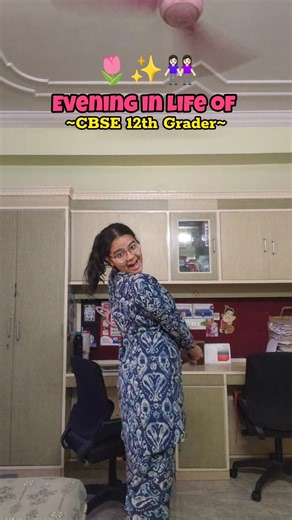 Study Vlog as a 12th Grader 📚✨ |CBSE 12th Grader |Jee Aspirant #ytshorts #minivlog #studywithme