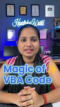 😎✨Magic of VBA Code 🔥Highlight active cell in Excel #shorts #excel #exceltutorial #computer