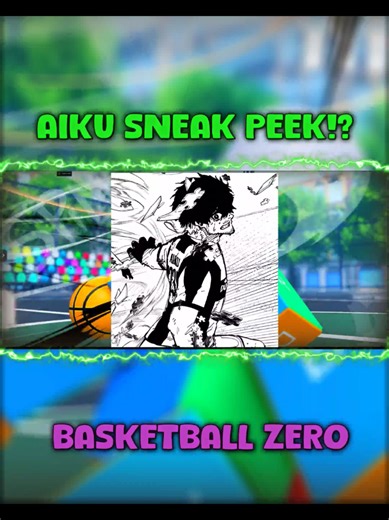 Aiku sneak peek in basketball zero #roblox #anime #basketballzero #bluelock #fyp @Chrollo @TatlisDev