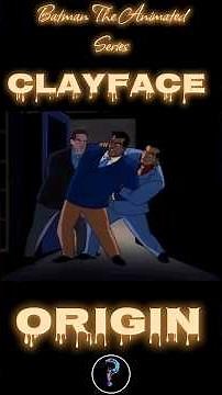 Clayface Origin #batmantheanimatedseries #clayface #dccomics #cartoon