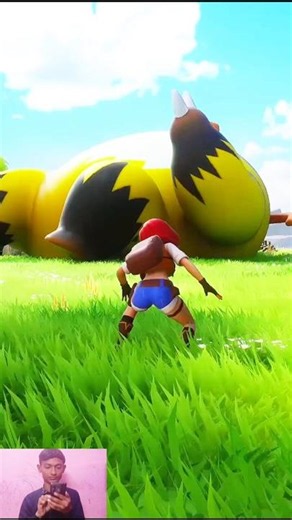 Palmon Survival: Help the Palmon Catch the Giant Pokemon! 😱 #viral