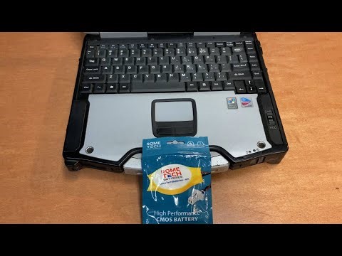 Panasonic Toughbook CF-29 CMOS battery replacement