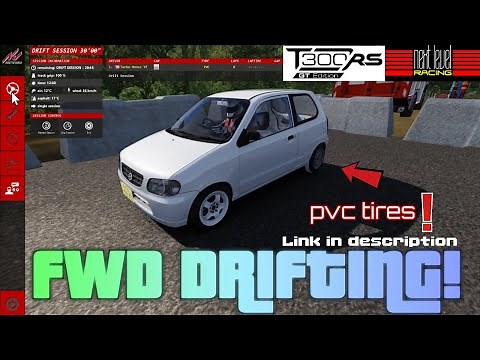 Assetto Corsa FWD Drifting on a Sim Wheel! Suzuki Kei Car with PVC Tires is Crazy Fun!