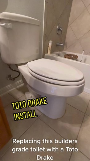 How to Replace a Toilet with Toto Drake ADA Commode
