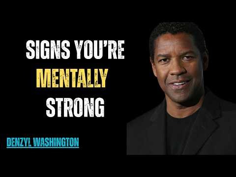 7 Signs You are a Very Strong Person | DENZEL WASHINGTON SPEECH