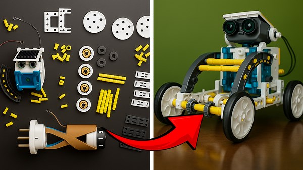 How to Make an Autobot Solar Robot | DIY Solar-Powered Robot Tutorial