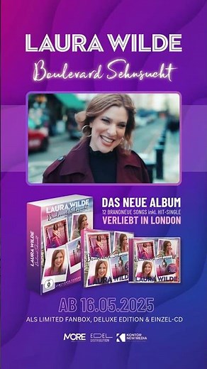 Laura Wilde ❤️ "Boulevard Sehnsucht" 🤩 Das neue Album 🎉 #LauraWilde #BoulevardSehnsucht #shorts
