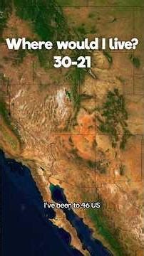 Where Would I Live In Every US State? Part 3 #geography