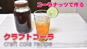 コーラナッツを使って自家製クラフトコーラを作りました craft cola recipe