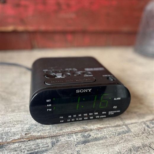 Sony Dream Machine ICF-C218 Alarm Clock Radio Black Vintage Dual Alarm AM/FM - Etsy