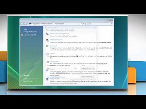 Windows® Vista: How to change the Screen Resolution