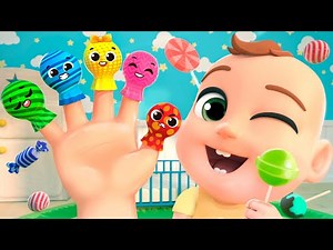 Catch the Lollipop | Finger Family Song | Lalafun Nursery Rhymes & Kids Songs