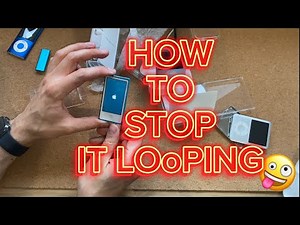How to stop an iPod from boot looping