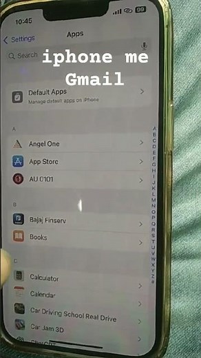How to create gmail to iPhone | iphone me gmail kaise banaye | #shortsfeed #iphone #viralvideo