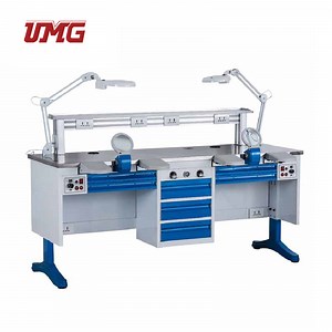 [Hot Item] Stainless Steel Dental Lab Bench Workstation for Double Person