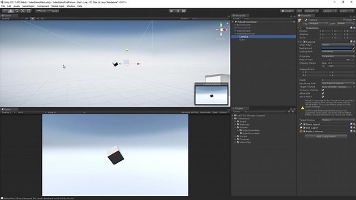 Playing Video In Unity - The VideoPlayer Component [28] Live