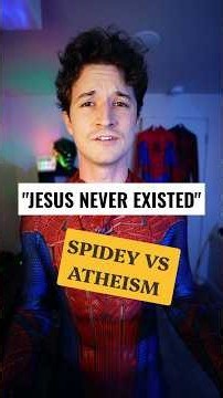 webbing up an atheist with evidence ✝️ #christianshorts #jesussaves #atheism #spiderman