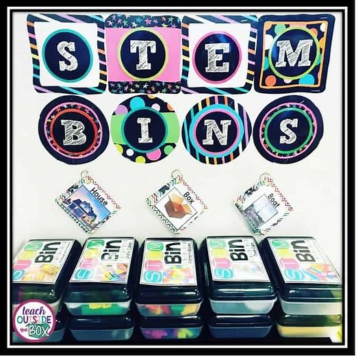 STEM Bins: Hands-on Solutions for Early Finishers, Morning Work, and Beyond - Teach Outside the Box