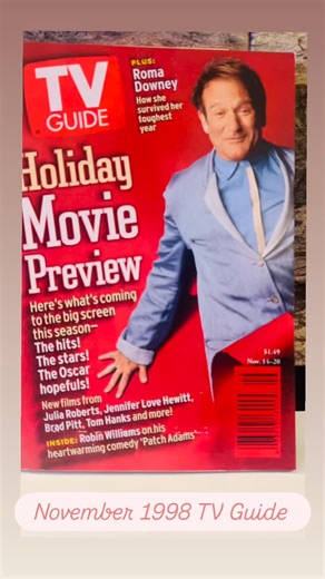 Deniz Bridgman on Instagram: "Let’s peek inside a TV Guide from the year 1998✨Magazine collection series goals ✨✨ #teenmagazine #teenmag #90snostalgia 2000sera popularshow 2000smagazines 2000snostalgia 90skids #tvguide #tvguidemagazine #tvguides #robinwilliams"