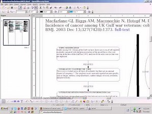 Openoffice draw to edit text structure maps