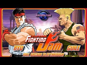 CAPCOM FIGHTING JAM; RYU & GUILE FULL ARCADE PLAY THROUGH