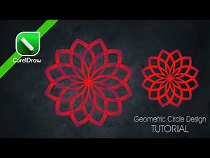 Geometric Circle Design Drawing | Easy Graphic Tutorial for Geometric Pattern Drawing