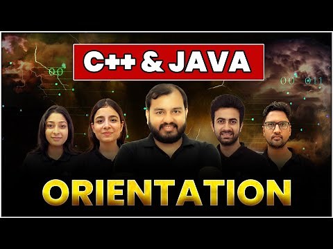 C++ DSA and Java DSA - Orientation Session