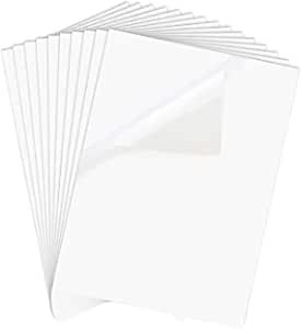 10 Pieces Windshield Sticker Applicator,Sticker Shield for Easy to Remove and Reapply for 4 inch x 6 inch Sheets (10)