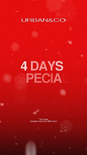 Urban&Co Tp Sby on Instagram: "❤️‍🔥PROMO 4DAYS SPECIAL❤️‍🔥 SAVE THE DATE 19-25'DEC #urbanncotp #tunjunganplazasurabaya"