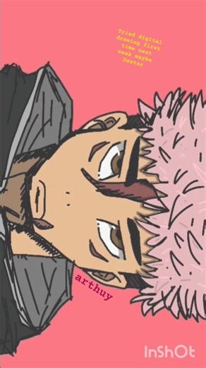 Tried Digital drawing | YUJI ITADORI S3 | #jjk #art #yujiitadori #digiart #digitaldraw