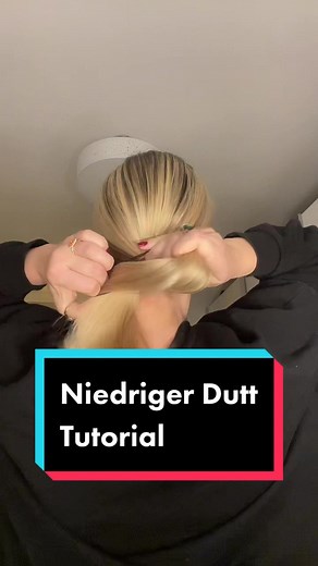 Niedriger Dutt für lange Haare Tutorial