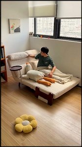 5 Backrest Positions + Full Bed This Convertible Sofa Does More #homedecor