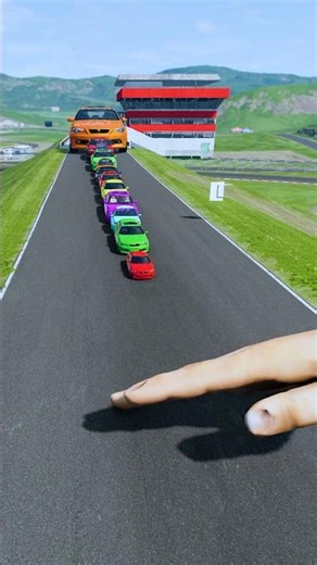 Colorfull Small To Giant Cars Vs Hand Slap #Ep-118