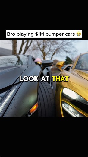 $1M Bumper Cars… #lamborghini #revuelto #mclaren #cars #teemchase